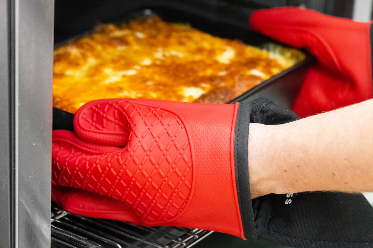 KitchenCraft MasterClass Seamless Silicone Double Oven Glove