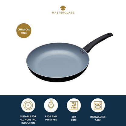 KitchenCraft  MasterClass Ceramic Non-Stick Eco Fry Pan, 30cm