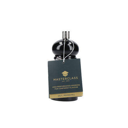 KitchenCraft MasterClass Salt or Pepper Mill (12cm) - Black
