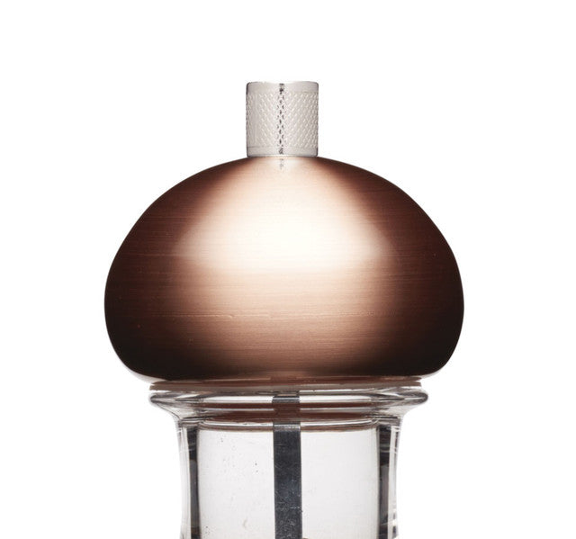 KitchenCraft MasterClass 14.5cm Copper Effect Filled Capstan Pepper Mill