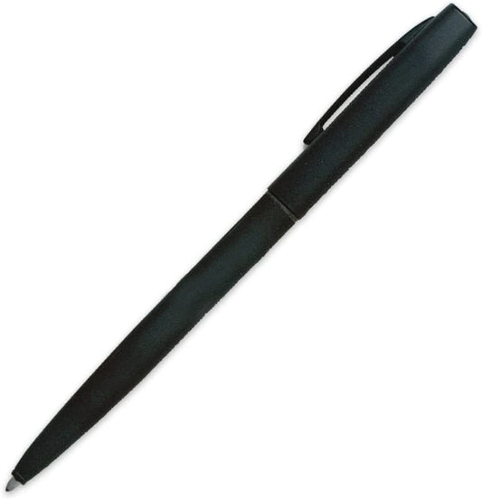 Rite in the Rain Weatherproof Black Metal Clicker Pen - Black Ink