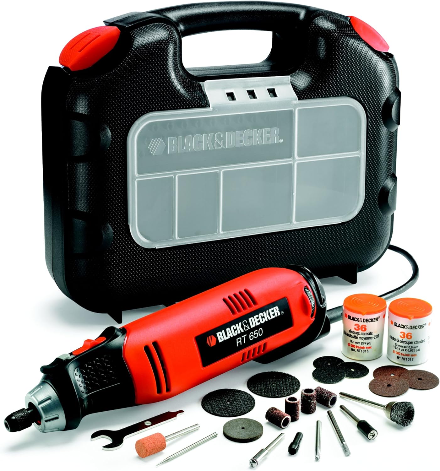 Black+Decker 90W Rotary Tool + Accessories + Kitbox-Home & Beyond