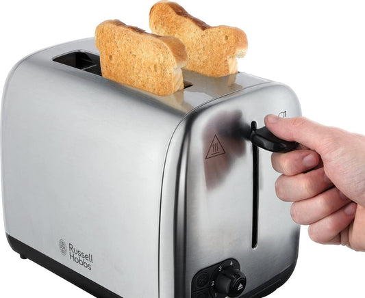 Russell Hobbs Toaster for Two Slices Adventure Silver 850W
