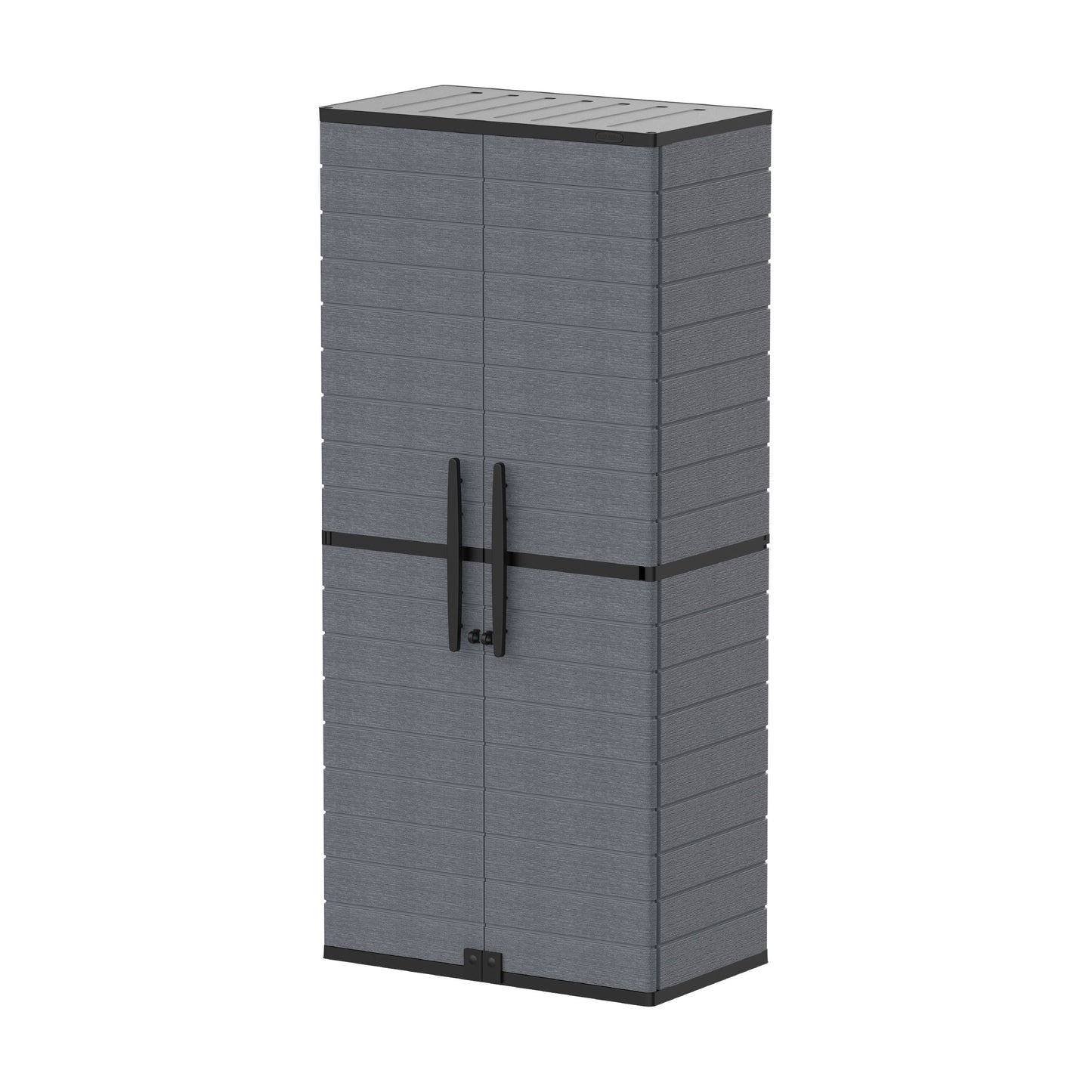 Duramax Cedargrain Tall Plastic Vertical Storage Cabinet Grey 81LX47WX178H CM