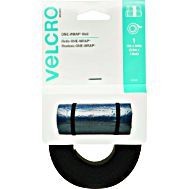 Velcro Brands 90340 One Wrap 12 Foot By 3/4 Inch Black Bundling Strap For Cables Wires & Cords