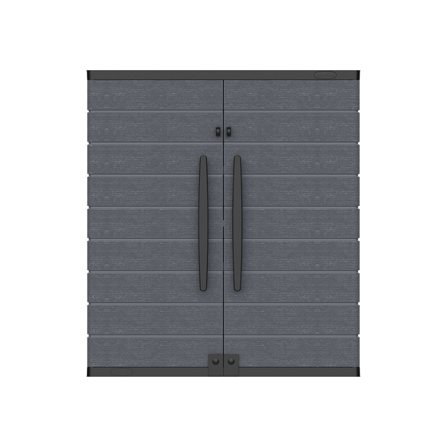 Duramax Cedargrain Short Plastic Vertical Storage Cabinet Grey 81LX47WX91H CM