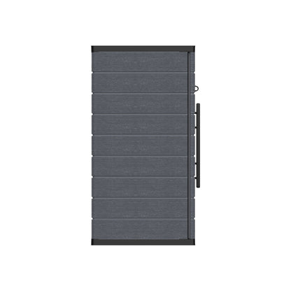 Duramax Cedargrain Short Plastic Vertical Storage Cabinet Grey 81LX47WX91H CM