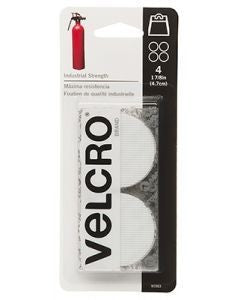 Velcro Brands 90363 Sticky Back Industrial Strength Coin Shape Fasteners