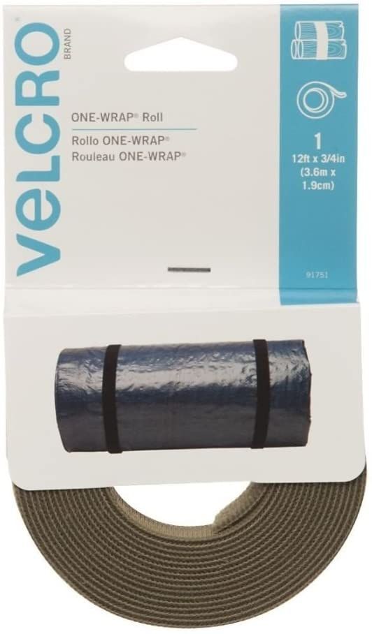 Velcro Brands 91751 14 Pack 12ft. x 3/4in. One Wrap Roll, Tan