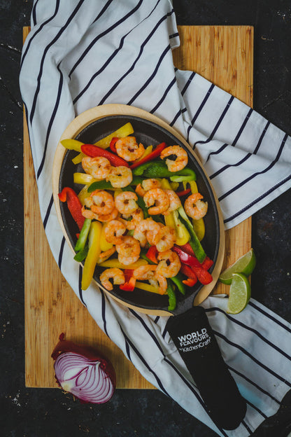 KitchenCraft World of Flavours Cast Iron Fajita Sizzler