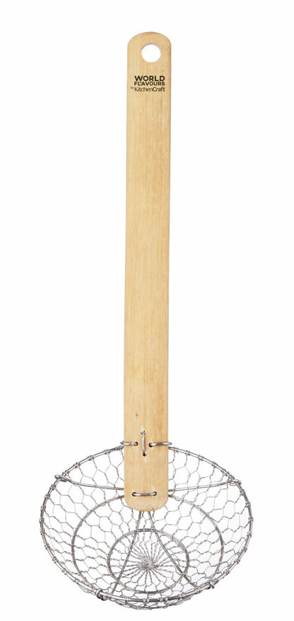 KitchenCraft World of Flavours Oriental Bamboo Skimmer