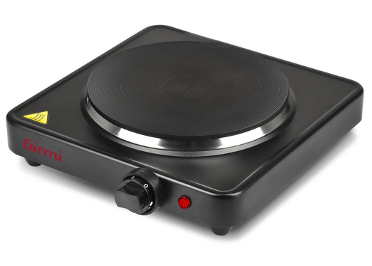 G3Ferrari Girmi Piastra Portable electric stove with cast iron 18.5 cm diameter cooking plate, 1500W