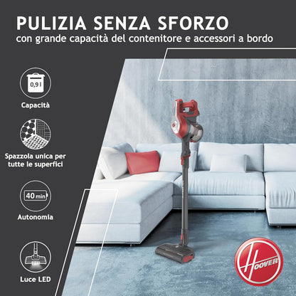 Hoover Cordless Stick Vacuum Cleaner, Cyclonic System