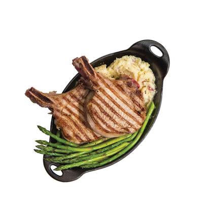 LODGE Heat-Treated 1.06 Lt Oval Cast Iron Server - HOSD